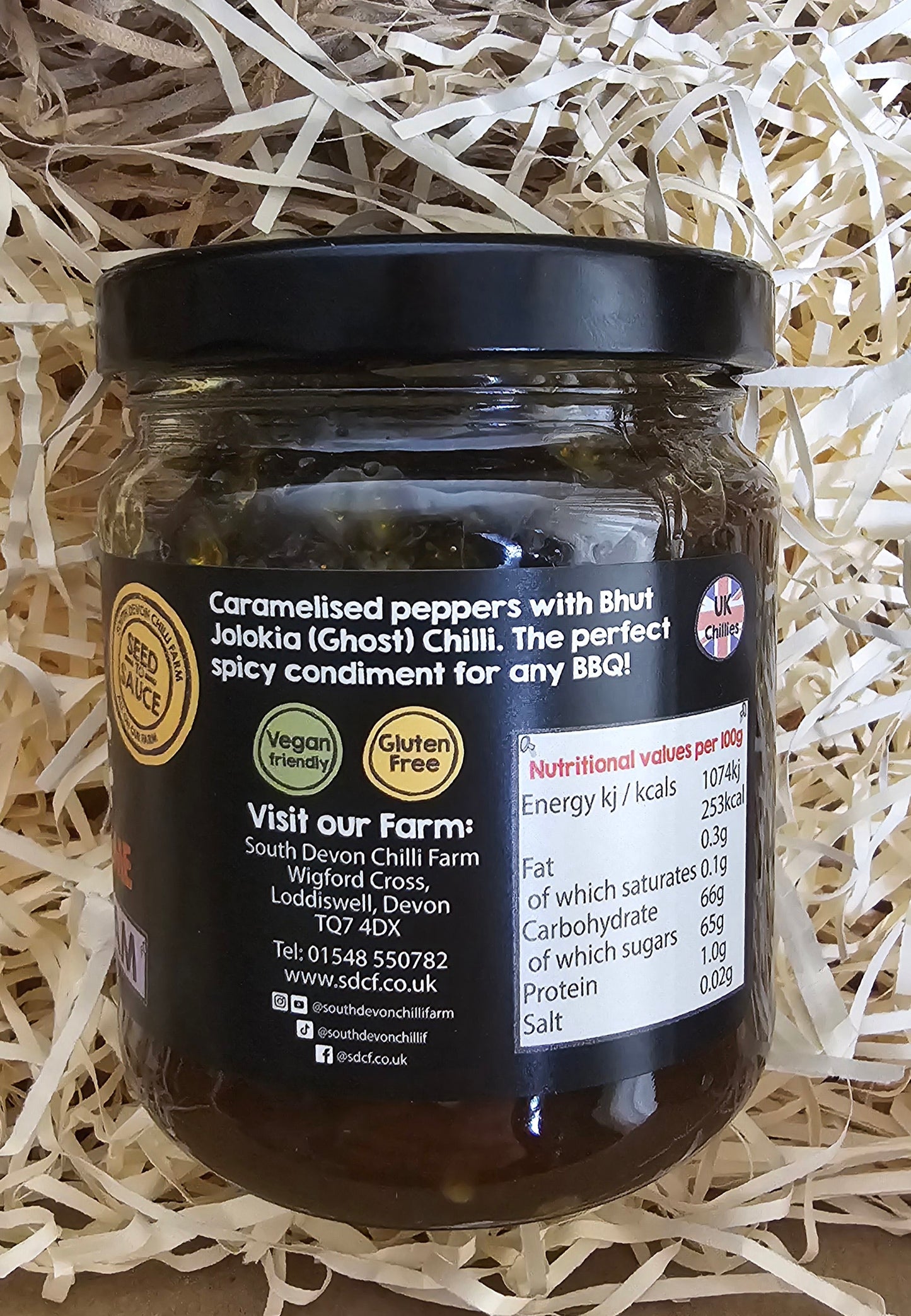 South Devon Chilli Farm β Extreme Chilli Jam (250g) πΆπ₯