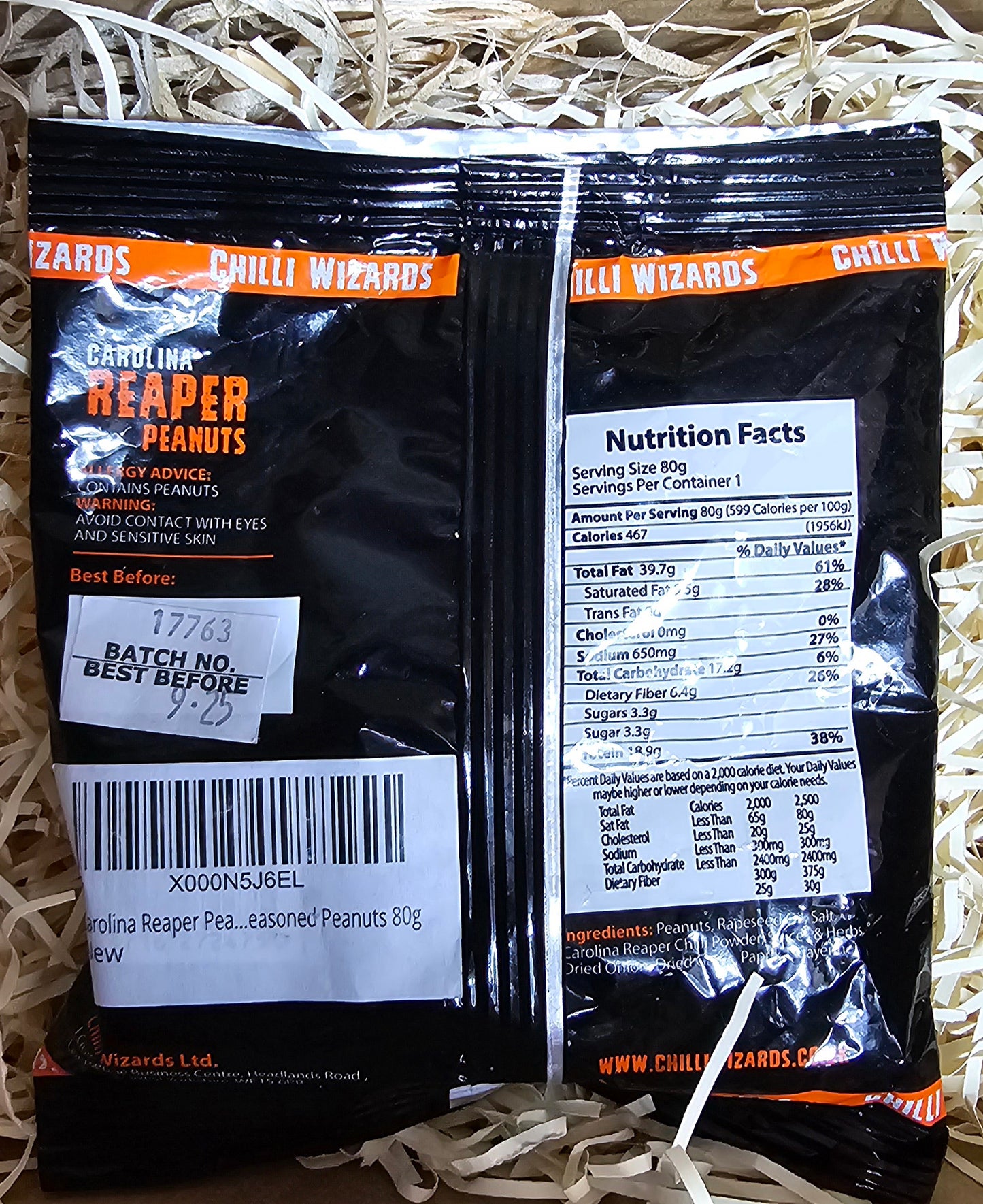 Carolina Reaper Peanuts β 80g
