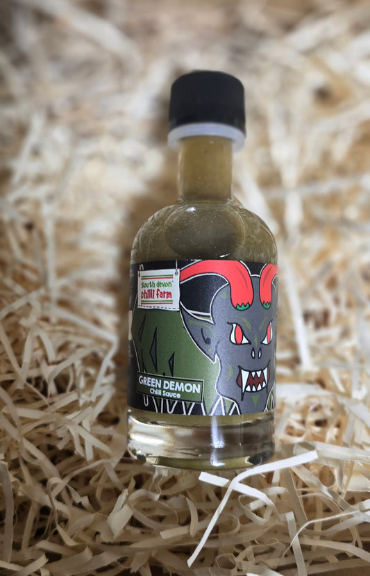 South Devon Chilli Farm – Green Demon Chilli Sauce (50ml) 🌶👹